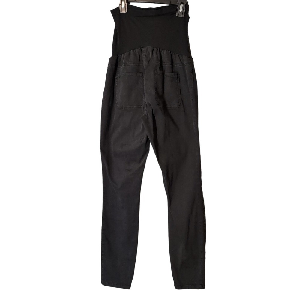 Luxe Essentials Denim Maternity Pants XS Women Secret Fit Belly Black Skinny